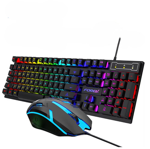 Rgb gaming tastatur maus - tastatur, set