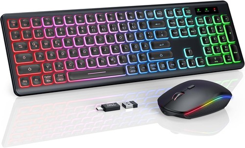 Kabellose tastatur und maus - kabellose,