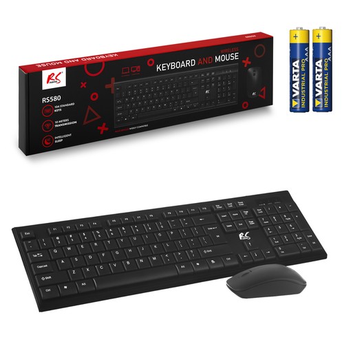 Kabelloses tastatur maus - pc-tastatur, +