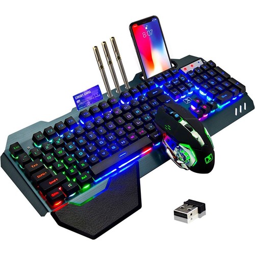 Kabellose gaming und tastatur - kabellose,