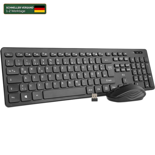 Kabelloses tastatur maus set - maus,